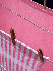 Image showing Washing line