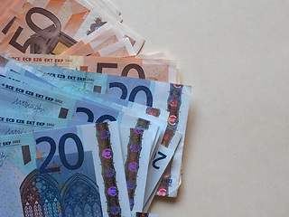 Image showing Euro (EUR) notes, European Union (EU) with copy space