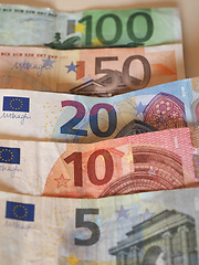 Image showing Euro (EUR) notes, European Union (EU)