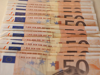 Image showing Euro (EUR) notes, European Union (EU)