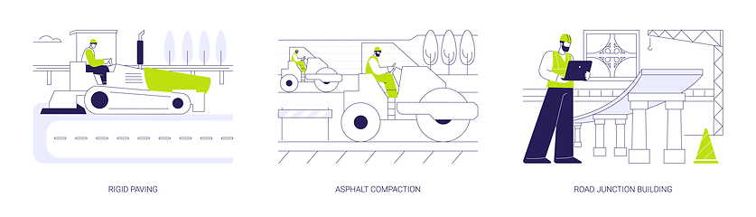 Image showing Infrastructure building abstract concept vector illustrations.