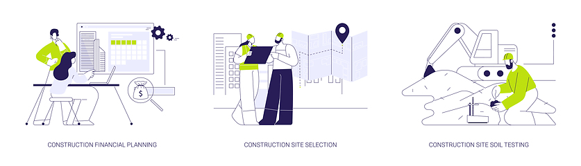 Image showing Building planning abstract concept vector illustrations.