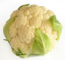 Image showing Complete cauliflower close-up