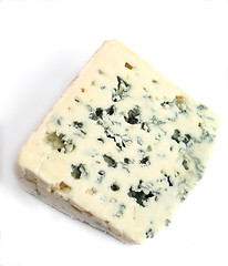 Image showing Roquefort soft blue french cheese