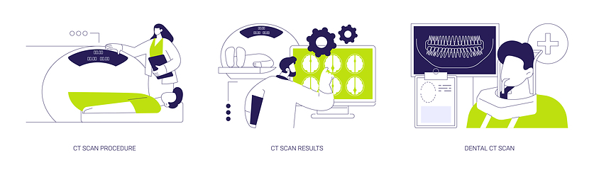Image showing Diagnostic radiology abstract concept vector illustrations.
