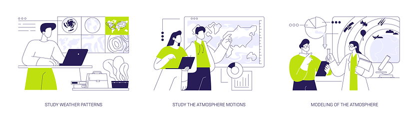 Image showing Meteorology abstract concept vector illustrations.