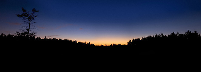 Image showing Sunset Panoramic