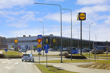 Image showing Lidl Supermarket Store in Halikko, Finland