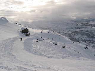 Image showing Ski hill in Norway