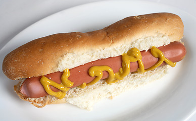 Image showing Hot dog in a bun