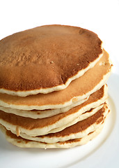 Image showing Scotch pancake pile