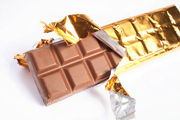 Image showing Bar of chocolate