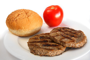 Image showing Burger ingredients
