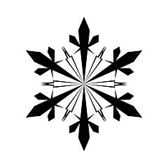 Image showing Snowflake Icon