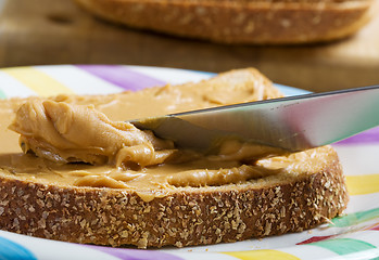 Image showing Peanut butter spread