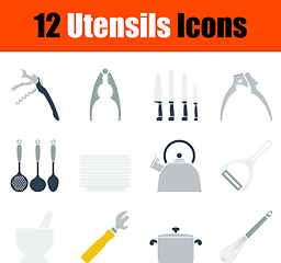 Image showing Utensils Icon Set