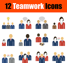 Image showing Teamwork Icon Set