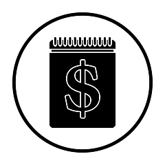 Image showing Dollar Calendar Icon