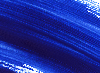 Image showing Blue and white hand drawn paint background
