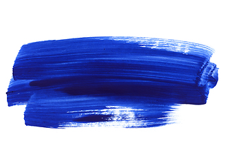 Image showing Blue and dark blue hand drawn texture on white background