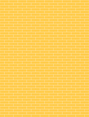 Image showing Bright yellow brick wall background