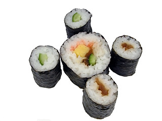 Image showing Sushi rolls