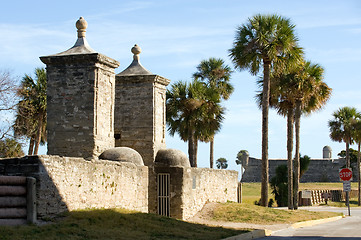 Image showing Old city gates