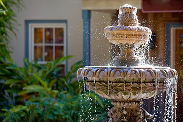 Image showing Garden fountain