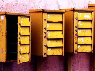 Image showing mailboxes