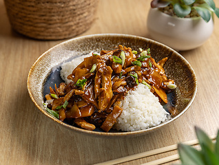 Image showing Savory teriyaki chicken