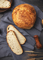 Image showing Freshly baked artisan bread