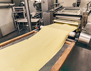 Image showing Industrial pasta production