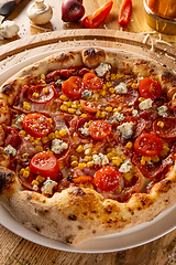 Image showing Delicious Italian pizza