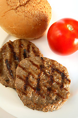 Image showing Burger ingredients