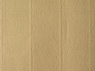 Image showing Brown corrugated cardboard texture background