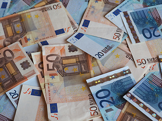 Image showing Euro (EUR) notes, European Union (EU)