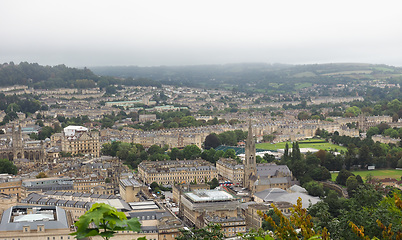 Image showing Aerial view of Bath