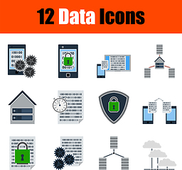 Image showing Data Icon Set