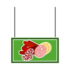 Image showing Sausages Market Department Icon