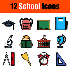 Image showing School Icon Set