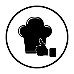 Image showing Thumb Up To Chef Icon