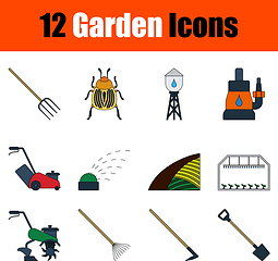 Image showing Garden Icon Set