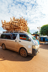 Image showing Ordinary peoples on the street of Dembecha Ethiopia