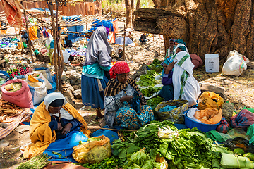 Image showing Ethiopian People on the street, Ethiopia Africa