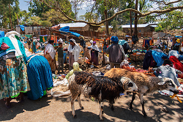 Image showing Ethiopian People on the street, Ethiopia Africa