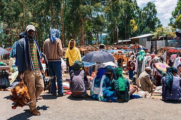 Image showing Ethiopian People on the street, Ethiopia Africa
