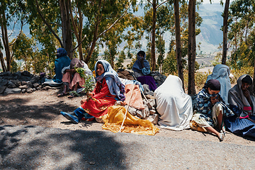 Image showing Ethiopian People on the street, Ethiopia Africa