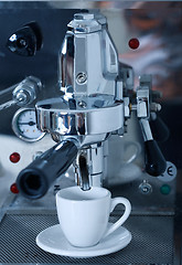 Image showing Preparing coffee