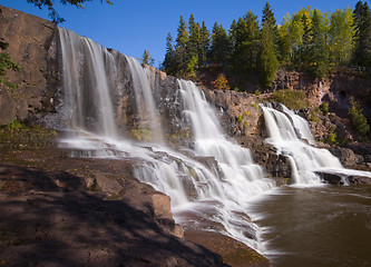 Image showing Middle Gooseberry Falls