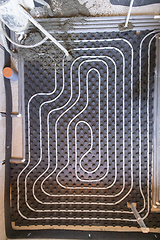 Image showing Underfloor heating system